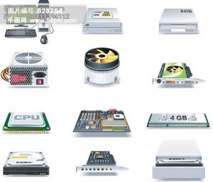 千圖網(wǎng) 主板與顯卡素材一站式下載平臺，助力家電銷售視覺設(shè)計